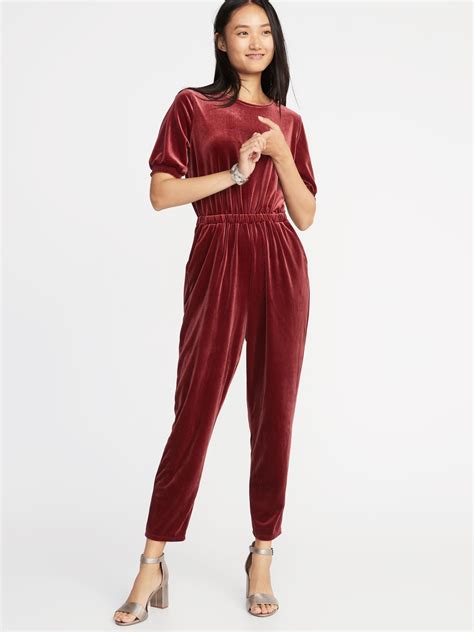 old navy romper|old navy velvet jumpsuit.